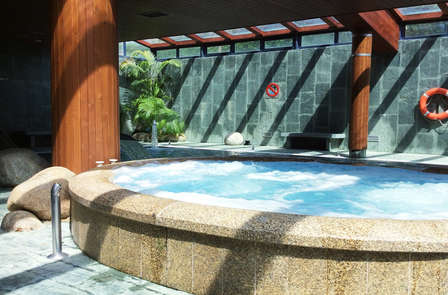 Familie ontspanning met toegang tot de spa in de buurt Portonovo