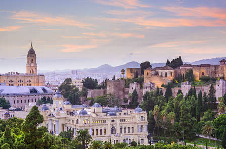 Aan het strand in Málaga en in een tweesterrenhotel