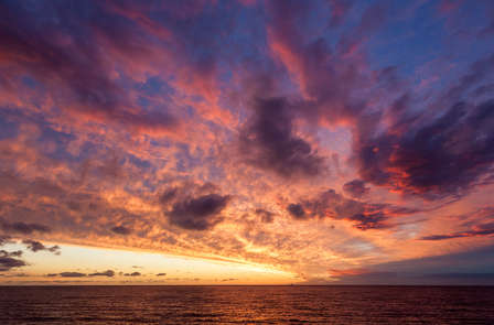Champagne ontbijt aan de Belgische kust