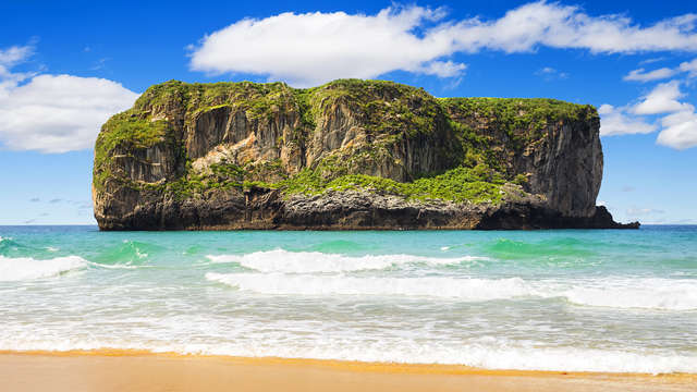 Uitje aan de Playa de la Franca in Asturië