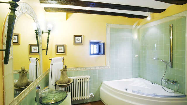 Hydromassagebad op de kamer