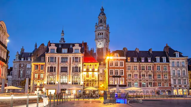 Romanticismo en el centro histórico de Lille
