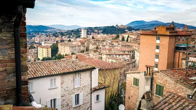Splendido soggiorno in un palazzo del '300 nel centro storico di Perugia
