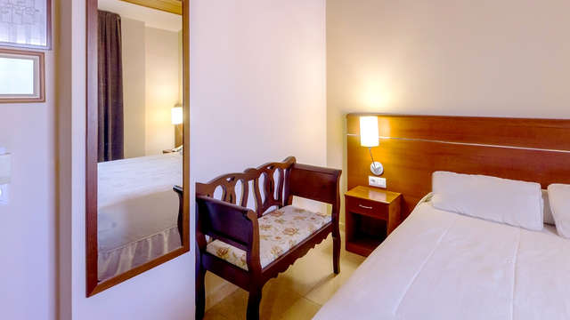 chambre double supérieure vue ville