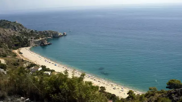 Driepersoonskamer in een hotel aan het strand Puerta del Mar, in Almuñécar