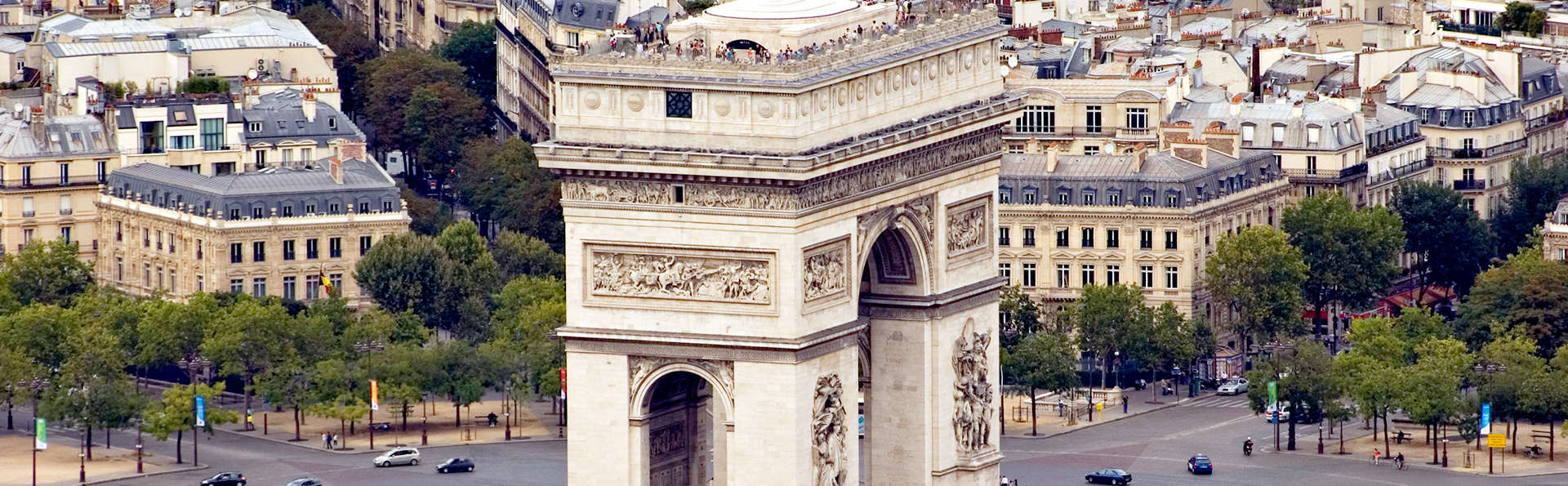 Vacances parisiennes avec visite de l'Arc de triomphe