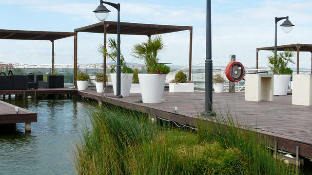 Escapada familiar en apartamento doble con visita al acuario fluvial de Zaragoza