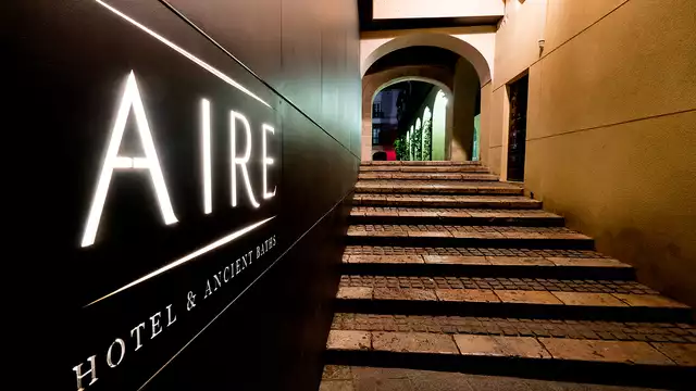 Een unieke ervaring: AIRE circuit, wijnbad, massages en glas wijn met kaas