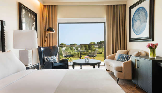 Spa Lovers con cena: Spa, sales de baño, botella de cava y cena 5* en Caldes de Malavella