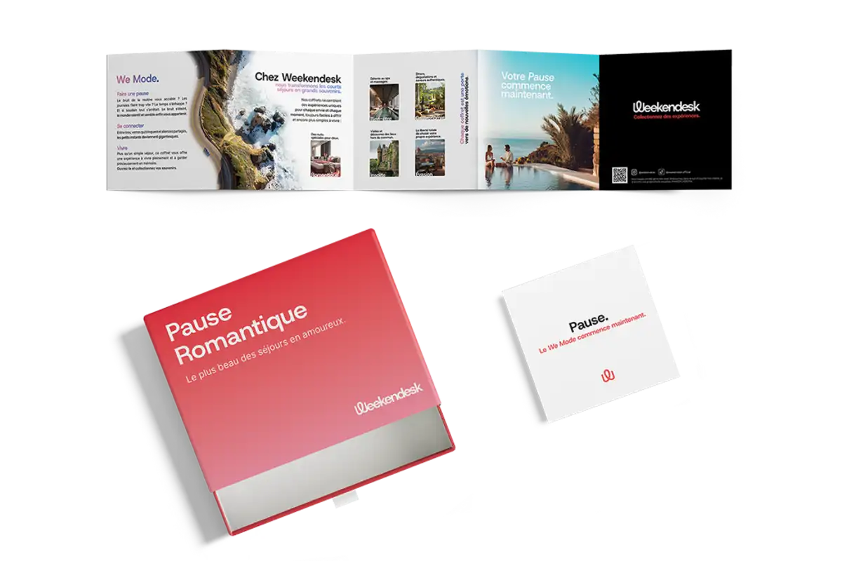 L'emballage du coffret cadeau
